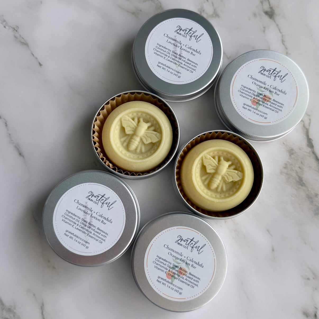 Chamomile + Calendula Lotion Bar