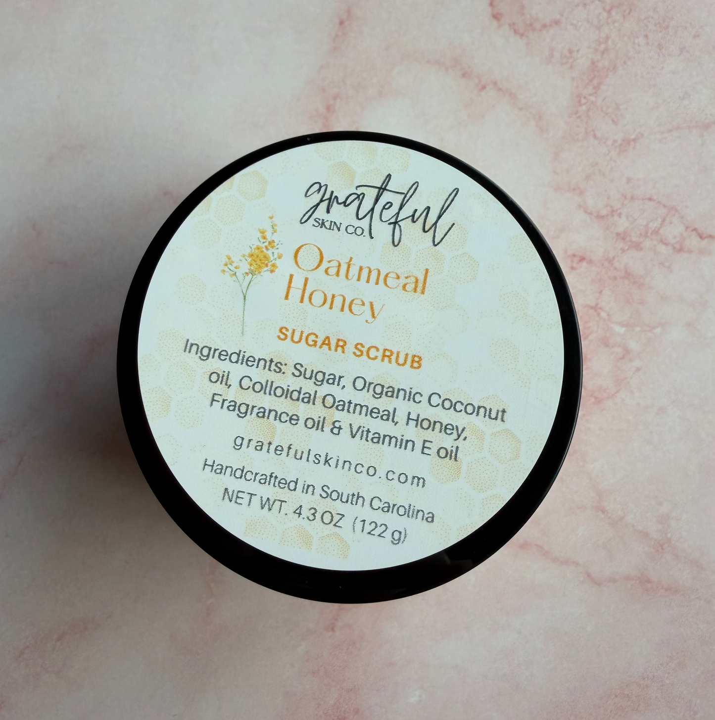 Oatmeal Honey Sugar Scrub