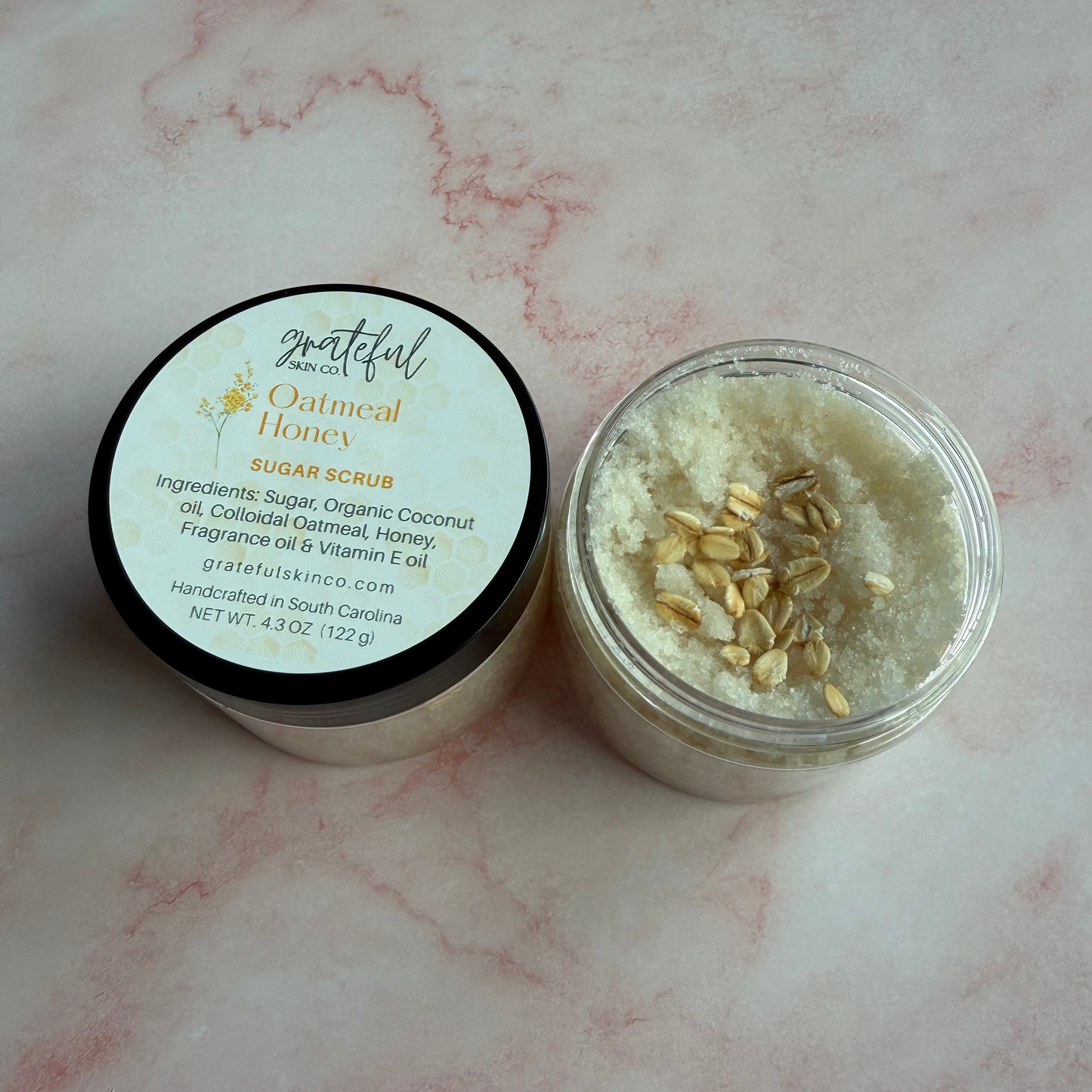 Oatmeal Honey Sugar Scrub